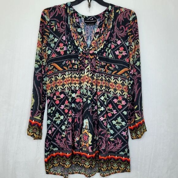 Hemant & Nandita Multicolor Embroidered Mini Dress Size Small - Picture 1 of 14